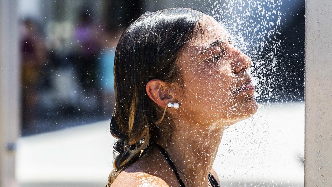 The council says the showers had to be turned cold. Picture: NewsWire / Jenny Evans