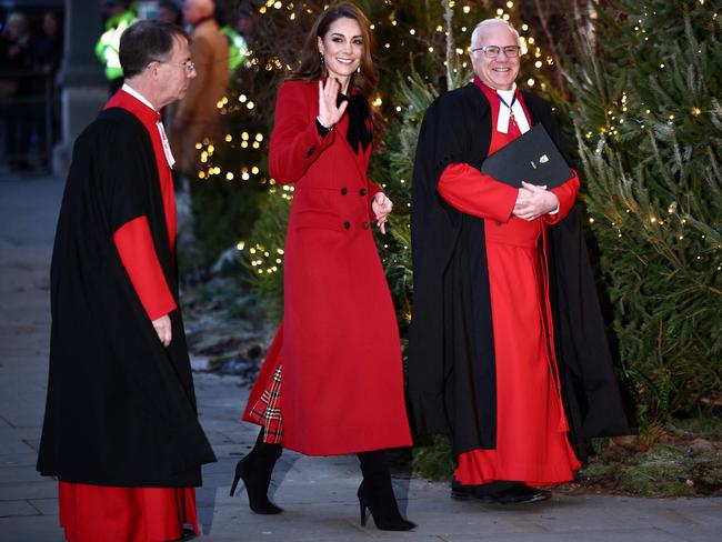 Kate is closing a painful year marked by her cancer. Picture: Henry Nicholls/AFP