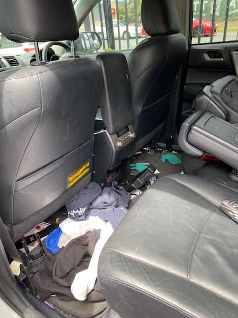 It’s understood the group of children were still inside the car when police found it. Photo: Supplied