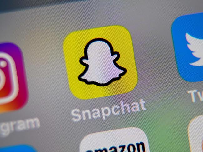 Snapchat app. Picture: Denis Charlet / AFP