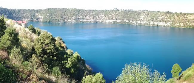 The Blue Lake in Mount Gambier.