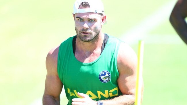 Keegan Hipgrave during training for the Parramatta Eels. Picture: Parramatta Eels