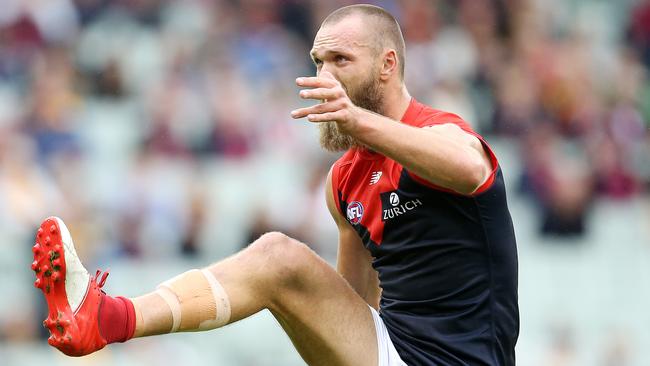 Max Gawn isn’t the only Demon missing in front of the big sticks. Picture: Michael Klein