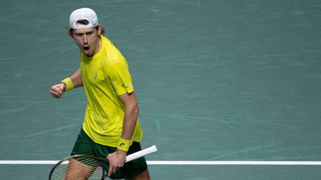 De Minaur is primed for a huge summer of tennis. Picture: Jorge Guerrero/AFP