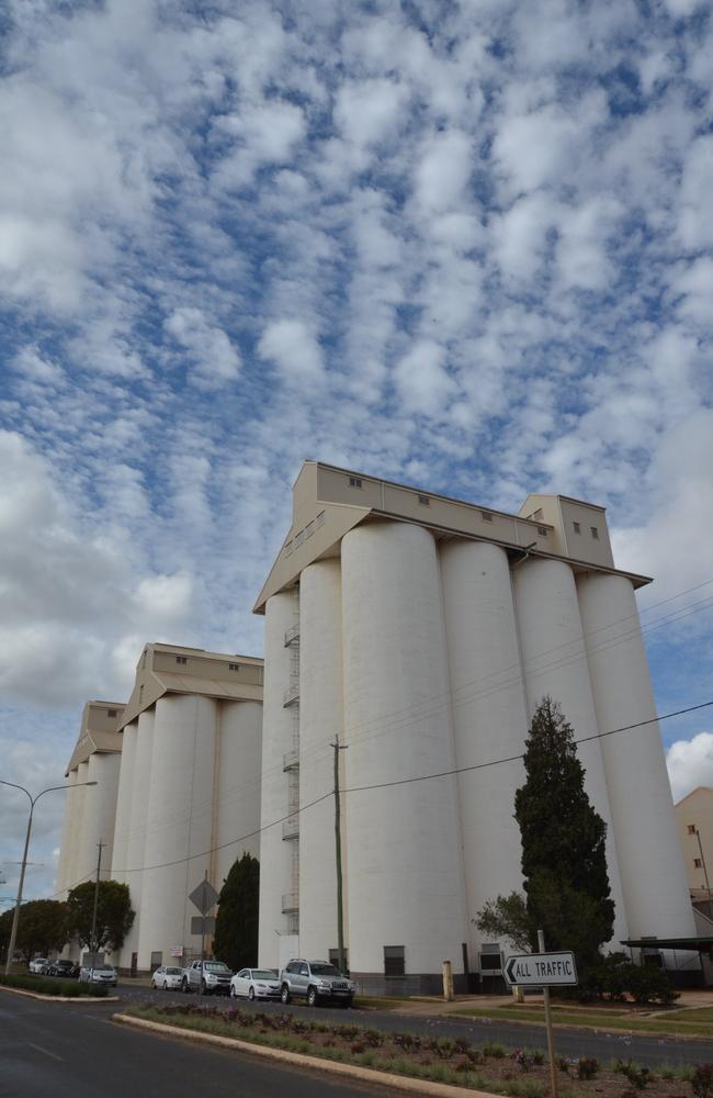 The Kingaroy Peanut Silos.