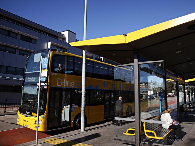 The B-Line at Warringah Mall has made improvements north to south. Picture: Adam Yip.