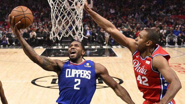 Kawhi Leonard dominated the scoring for the Clippers.