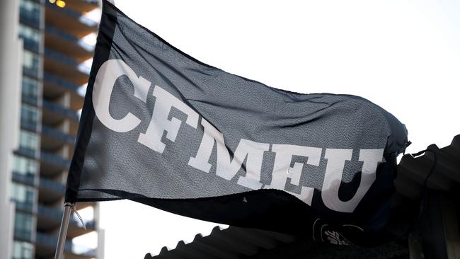 CPB and UGL would be seeking damages relating to CFMEU’s alleged picketing and breaches of the Fair Work Act, the court heard. Picture David Clark