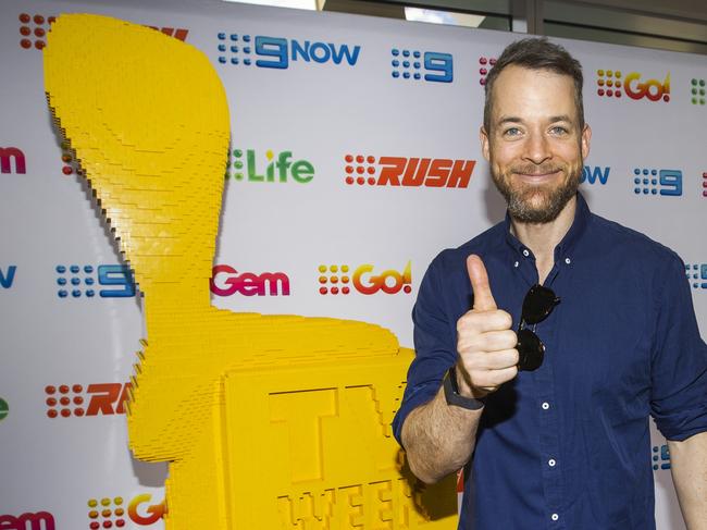 Logies Recovery Channel 9 at Nineteen at the Star 2022.Gold Logie winner Hamish Blake.Picture: NIGEL HALLETT