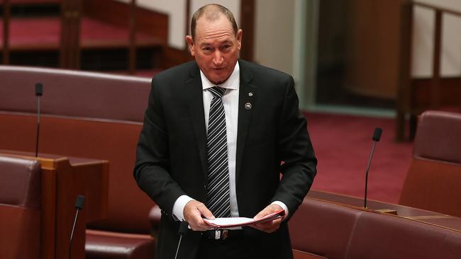 Senator Fraser Anning. Picture: Kym Smith