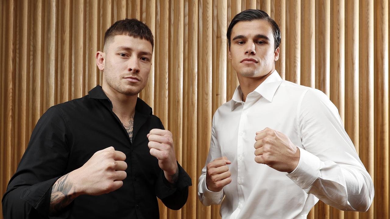 Aussie young guns Liam Paro (left) and Brock Jarvis will headline Matchroom’s first show in Australia in September this year.