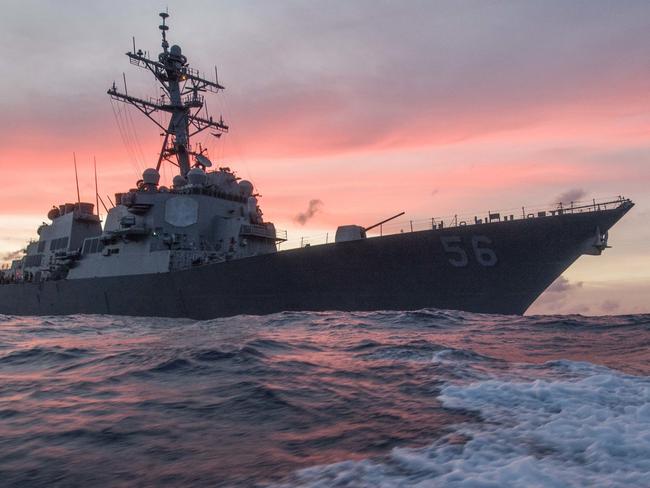 USS John S McCain: Navy destroyer in accident near Singapore | news.com ...