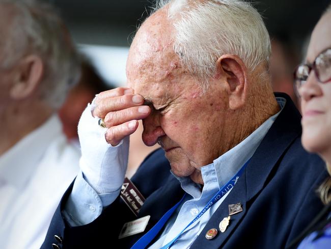 75th Bombing of Darwin Memorial Service, Bicentennial Park, The Esplanade........ veteran Keith Williams