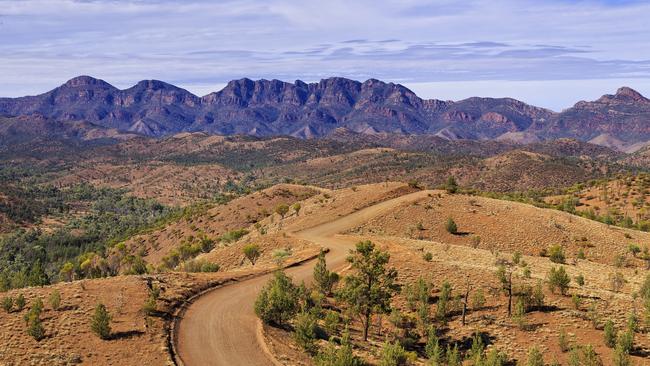 Take a trip to Wilpena Pound or Flinders Ranges mountains in South Australia