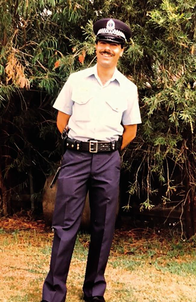 Joining the force … Nick Kaldas on the day of his graduation as a police officer in 1982. Courtesy of Nick Kaldas.