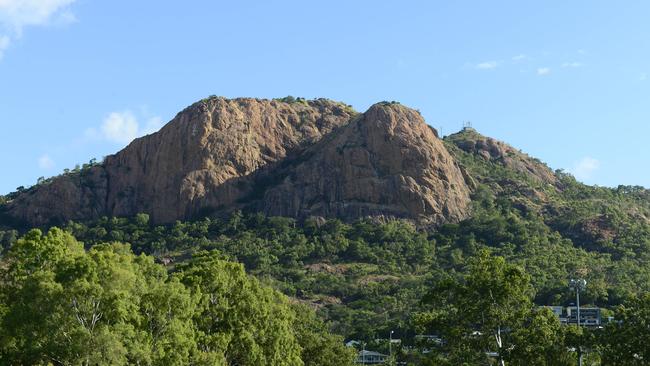 Castle Hill Road is closed in Townsville Large boulders pose risk