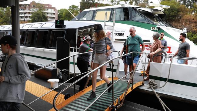 Passengers who object to the ferry changes say Parramatta is being overlooked. Picture: Angelo Velardo