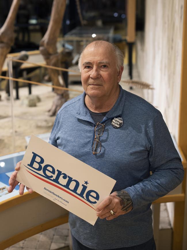 Sanders backer Tom Harvey. Picture: Matthew Putney