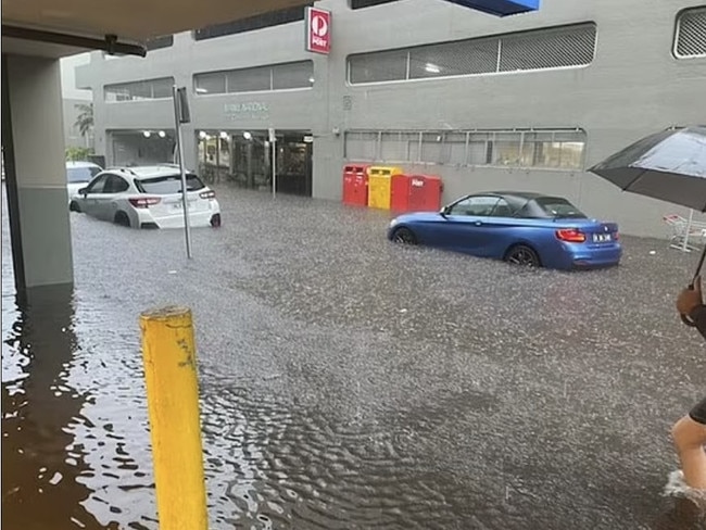 Flooding in the Northern Beaches ramped up on Tuesday.