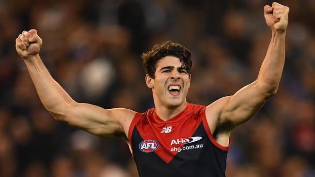 Christian Petracca has given the Dees reason to smile, but will it be enough? Picture: AAP