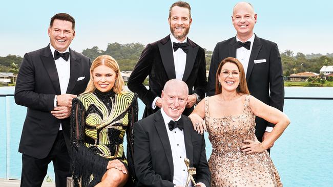 This year’s Gold Logie Award nominees. Picture: Paul Suesse and Phillip Castleton