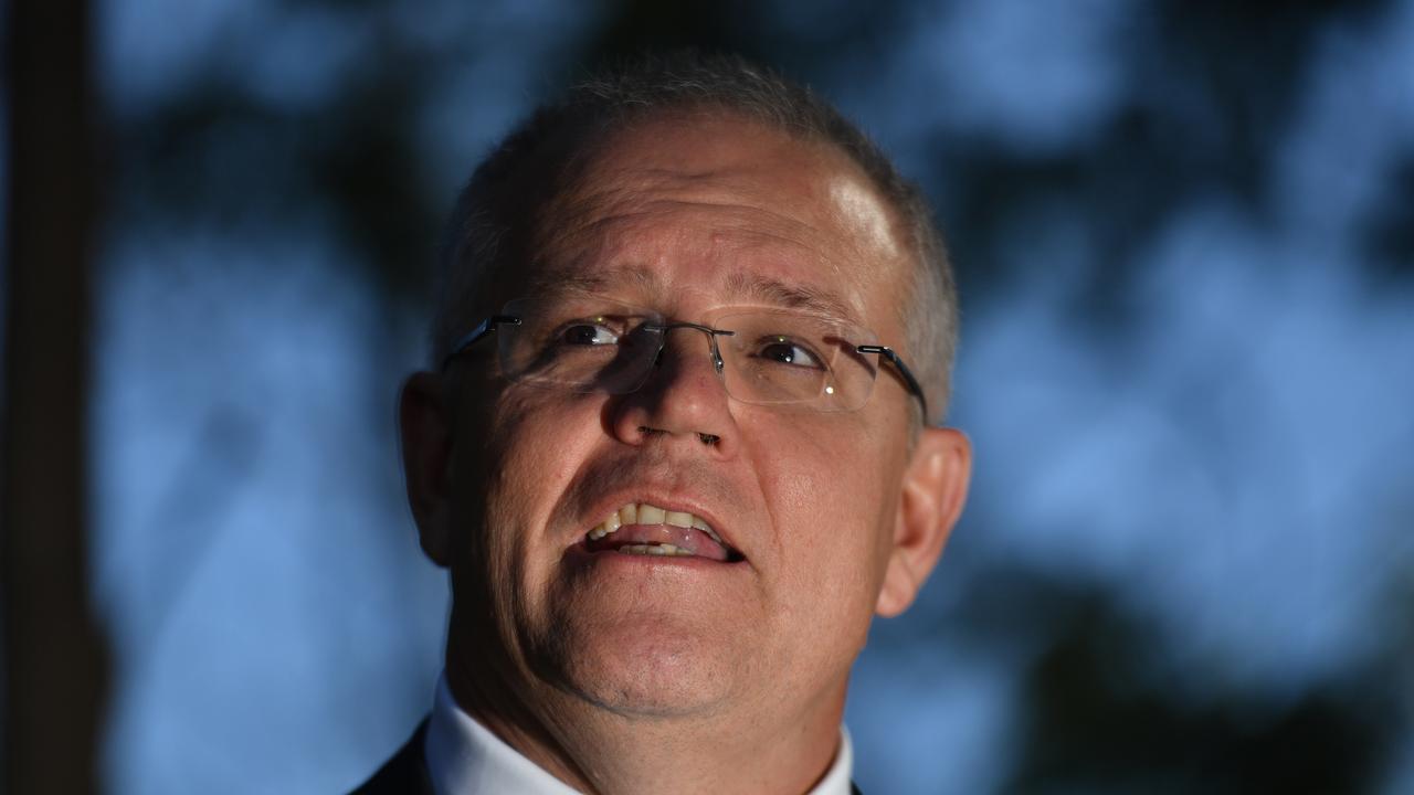 A bizarre question about Vegemite put a stop to Scott Morrison’s grilling over another dumped Liberal candidate. Picture: AAP