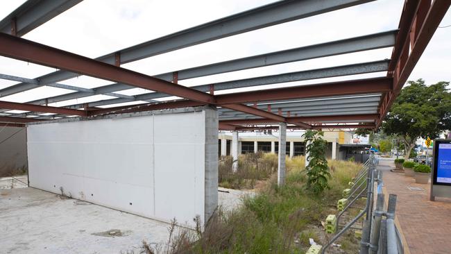 Pennisi's Arcade is left undeveloped in City Road, Beenleigh. Picture: Renae Droop