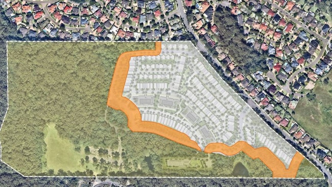 Mirvac masterplan at Coonara Ave