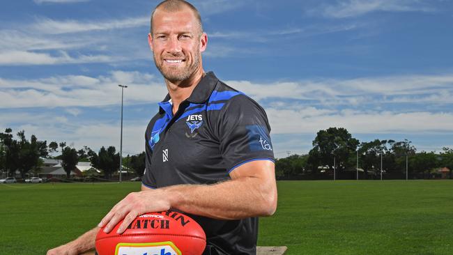 Former Crow Scott Thompson will coach Unley again this season. Picture: Tom Huntley