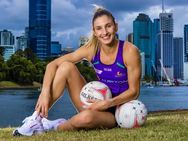 Queensland Firebirds captain announcement and  leadership group.Queensland Firebirds captain Kim Ravaillion.Picture: NIGEL HALLETT