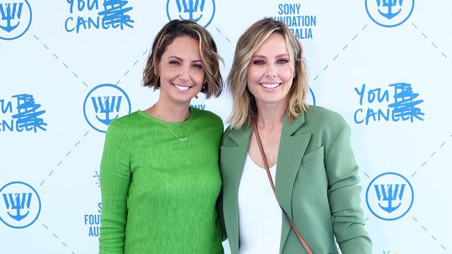 Brooke Boney and Allison Langdon attended a charity event at Woolloomooloo Wharf on Thursday before testing positive for Covid.