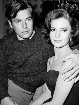 Natalie Wood and her husband Robert Wagner in 1959. Picture: AP