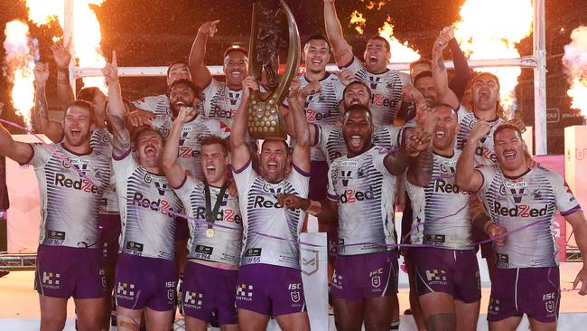 Can Melbourne Storm climb the NRL summit once again in 2021? Picture: Brett Costello