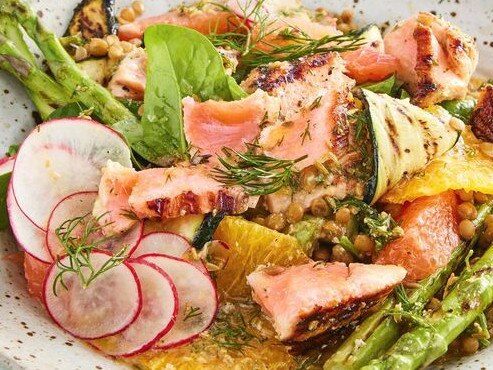 Salmon salad.