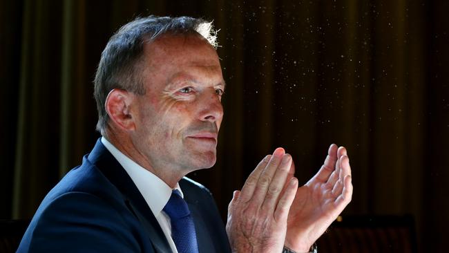 Former PM Tony Abbott: ‘If it can’t control immigration and if it succumbs to the climate cult, any votes a conservative party might pick up on the left will be more than matched by the votes it will haemorrhage on the right.’ Picture: WireImage