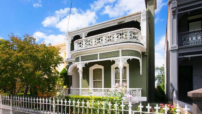 The house nicknamed the Opera House in Melbourne.