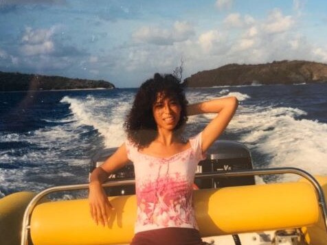 Lisa Phillips on her way to Jeffrey Epstein's island in 2000. The former model alleges her friend had sex with Prince Andrew. Picture: Supplied