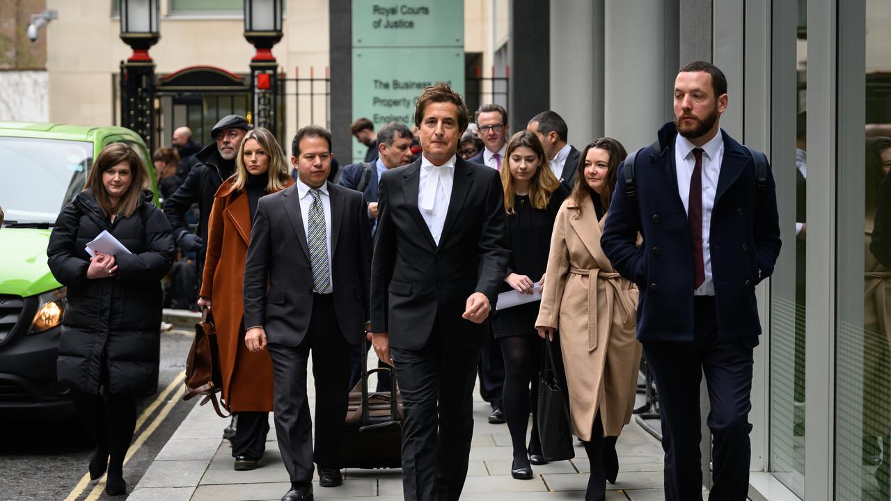 Lawyer David Sherbourne read out Prince Harry’s statement as the Duke watched the ruling from Los Angeles via video link. Picture: Getty Images