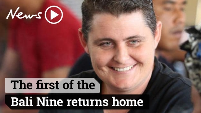 The first of the Bali Nine returns home