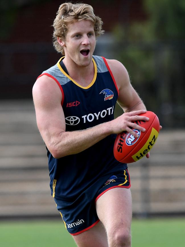 Rory Sloane was inconsistent in 2017. Picture: Tricia Watkinson