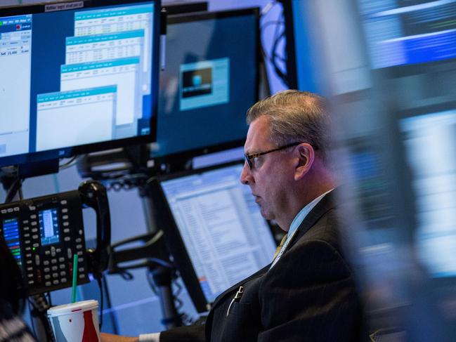 NEW YORK, NY - JUNE 04: A trader works on the floor of the New York Stock Exchange on June 4, 2015 in New York City. The Dow Jones Industrial Average closed approximately 170 points lower today after news that the country of Greece would not make a loan payment due Friday, amongst other reasons. Andrew Burton/Getty Images/AFP == FOR NEWSPAPERS, INTERNET, TELCOS & TELEVISION USE ONLY ==