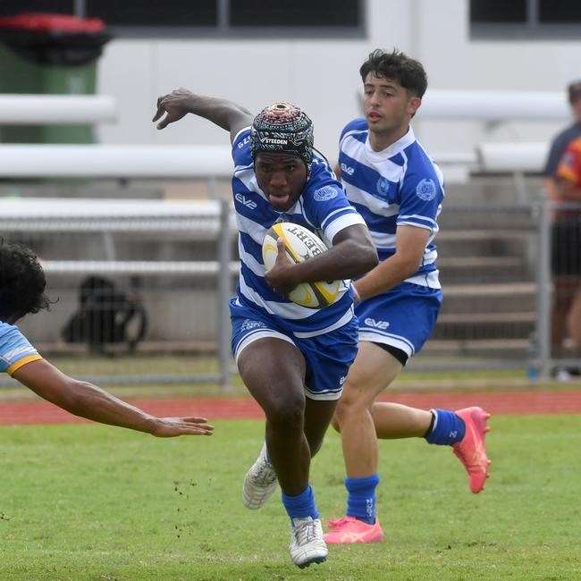 Troy Waike. QLD Rugby Union State Championships (17-18 years boys) at the Townsville Sports Precinct. Friday May 23. Northern against Peninsular. Picture: Evan Morgan