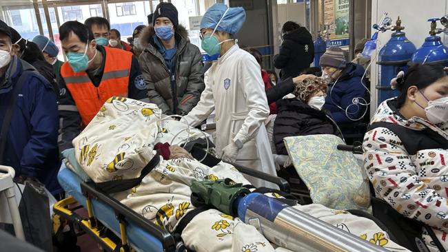 Reports in China suggest hospitals, morgues and pharmacies have been pushed to capacity amid the Covid wave. Picture: Getty Images
