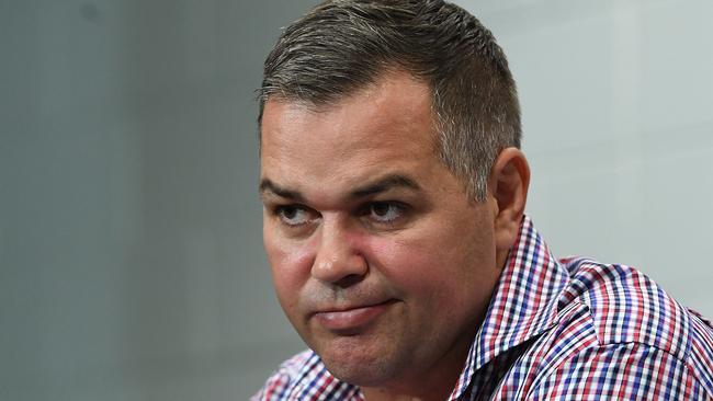 Broncos coach Anthony Seibold. Picture: AAP Image/Dave Hunt