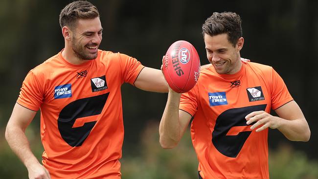 Giants Stephen Coniglio and Josh Kelly can both produce big midfield numbers.