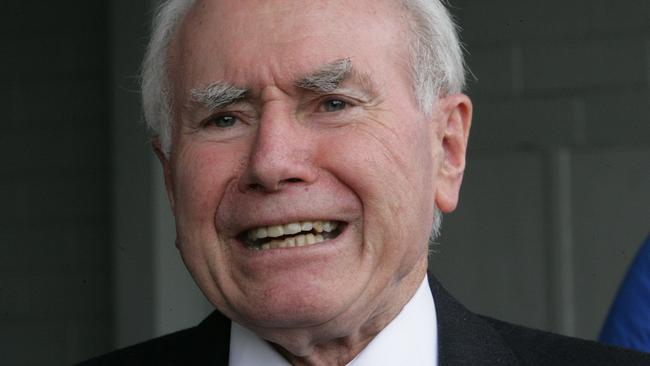 Former Prime Minister John Howard has attacked Labor’s candidate for Cowan, Anne Aly. Picture: Ross Swanborough