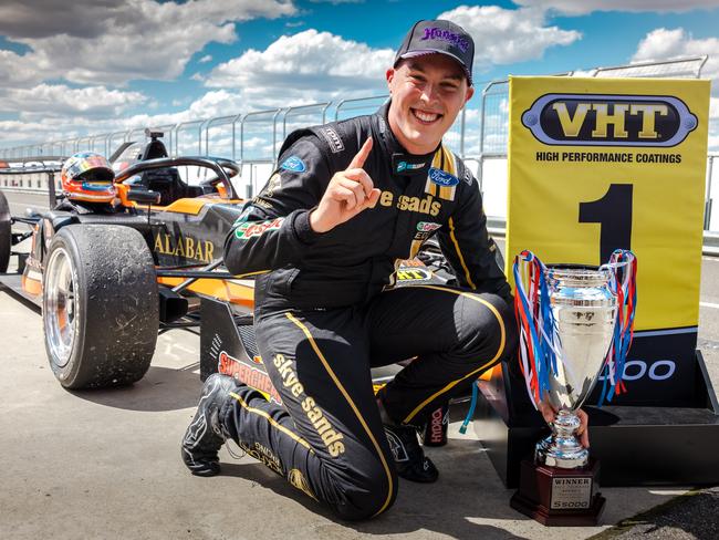 Victorian Thomas Randle won the S5000 round weeks after hospital treatment for cancer - Photo Angryman Photography