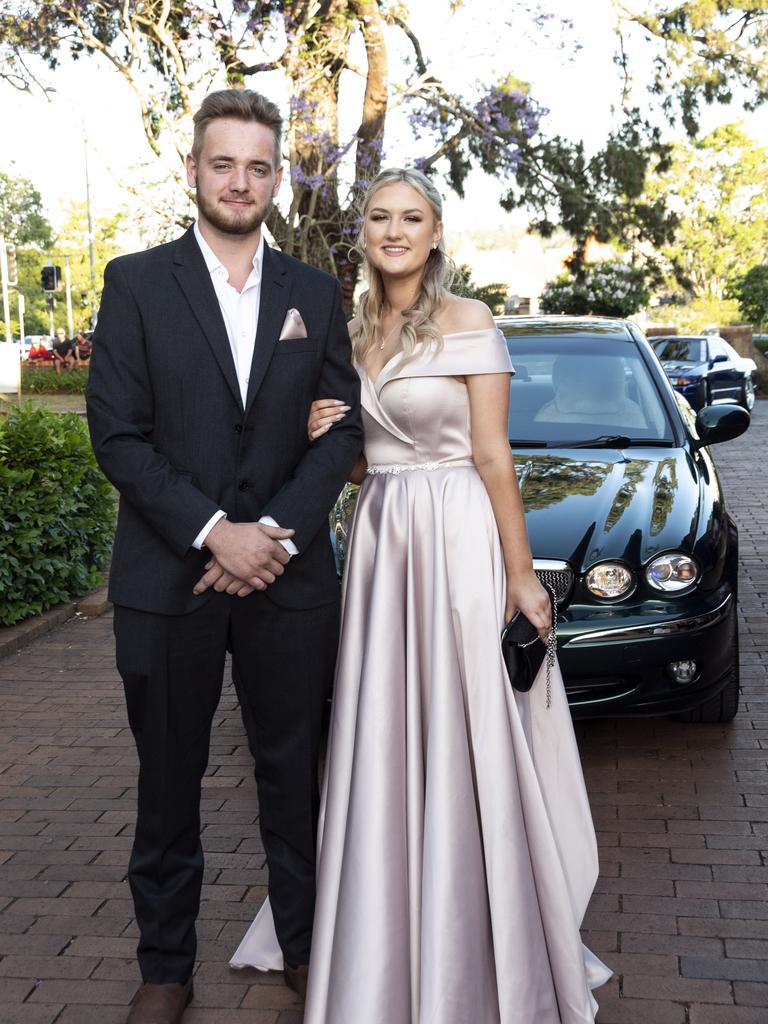 Emily Carter and her partner William Rattray. Students from The Flexi School celebrated their graduation with a formal at Gips.