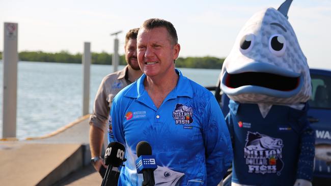 Major Events Minister Paul Kirby said the Million Dollar Fish competition was an opportunity to showcase the Territory’s fishing regions Picture: Supplied.