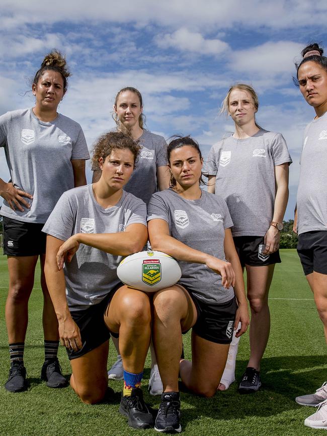 Australia Jillaroos players. Picture: Jerad Williams